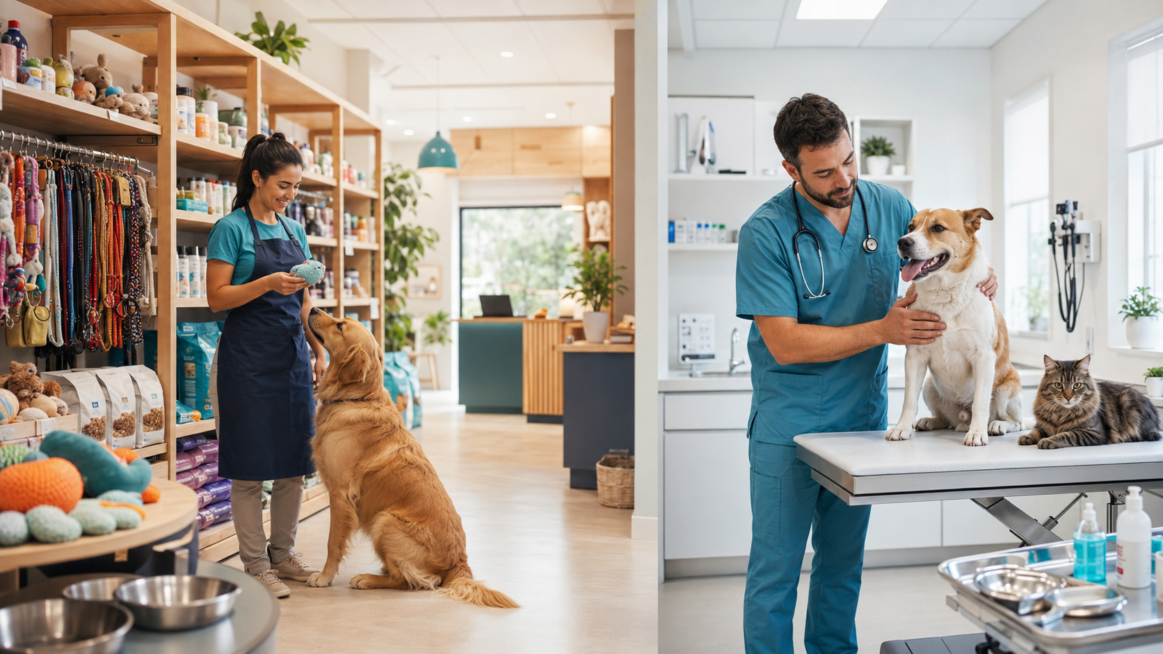 Diferença entre Pet Shop e Clínica Verterinária